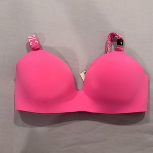Victoria Secret hot pink no wire bra 38DD